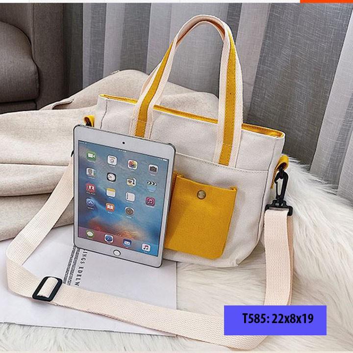 Túi tote vải bố cá tính phong cách hàn quốc T585