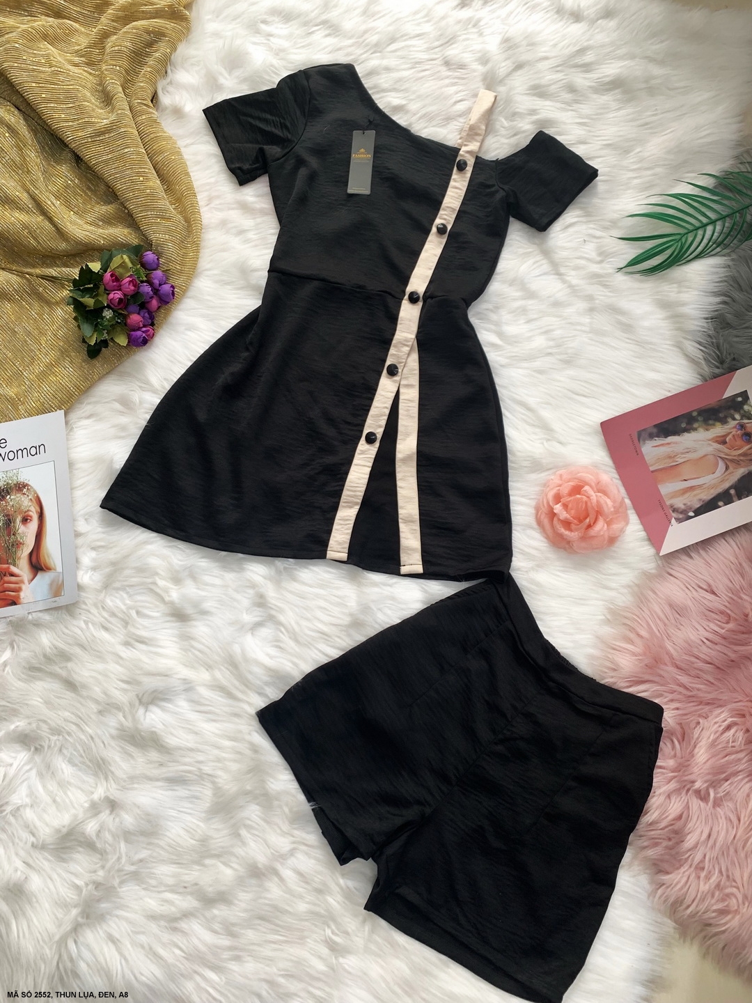 BỘ SHORT CHẠY VIỀN XINH XẮN