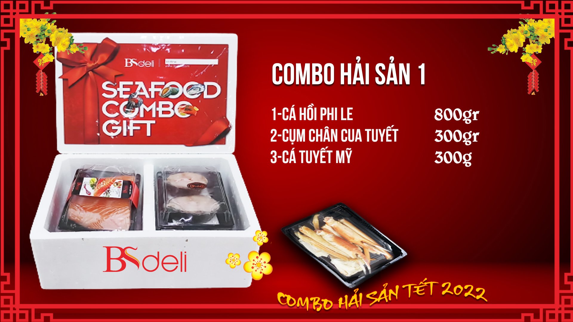 HCM - Combo Quà tặng Hải Sản Cao Cấp 1