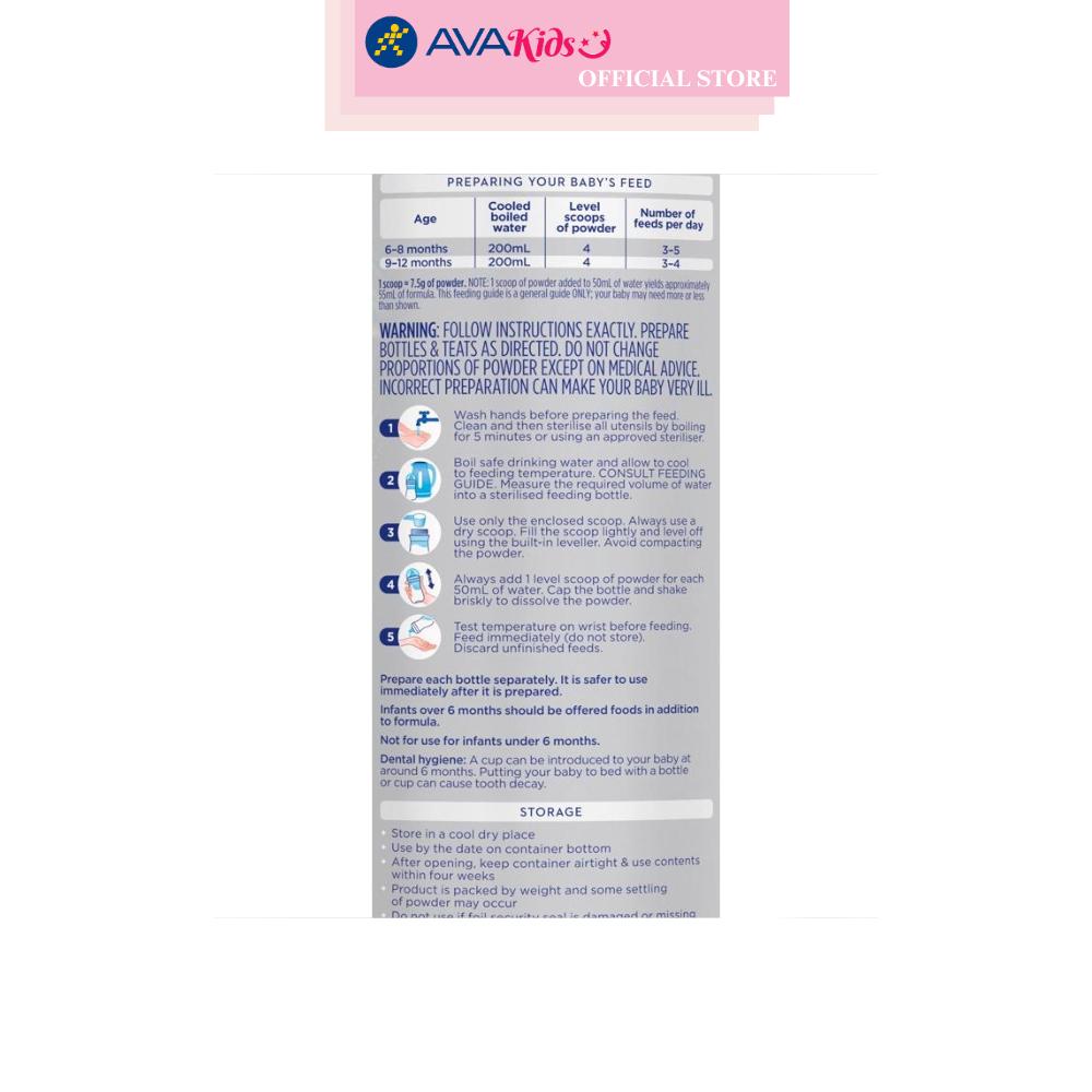 Sữa bột Aptamil Úc Profutura số 2 900g (6 - 12 tháng)