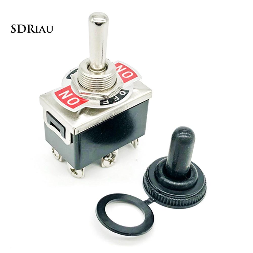 Nút công tắc On/Off AC 15A 125V 3 vị trí dành cho xe hơi DIY