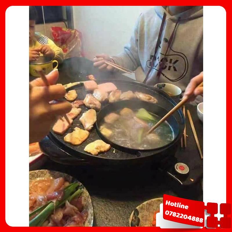 Bếp Nướng Bbq Đa Năng 2 Trong 1 Vừa Nướng Vừa Lẩu Tiện Dụng - Loại Tốt