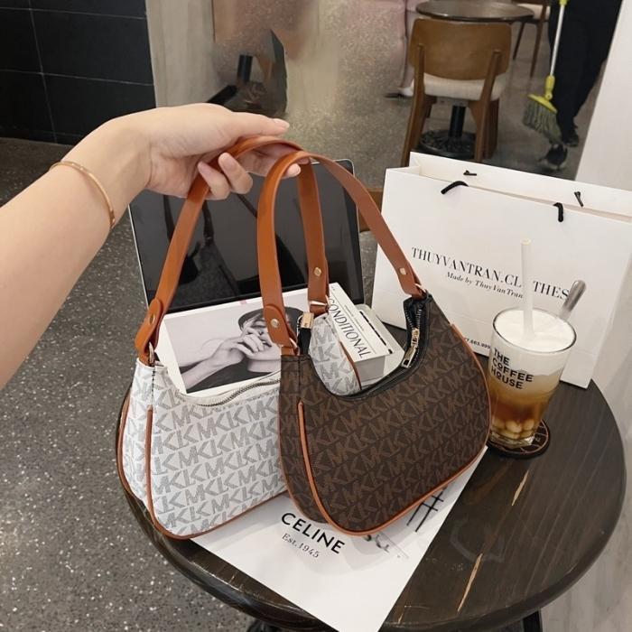 Túi xách nữ dáng thuyền đeo vai kẹp nách MiiZzu họa tiết thời trang Hàn Quốc phong cách trẻ trung tiện lợi
