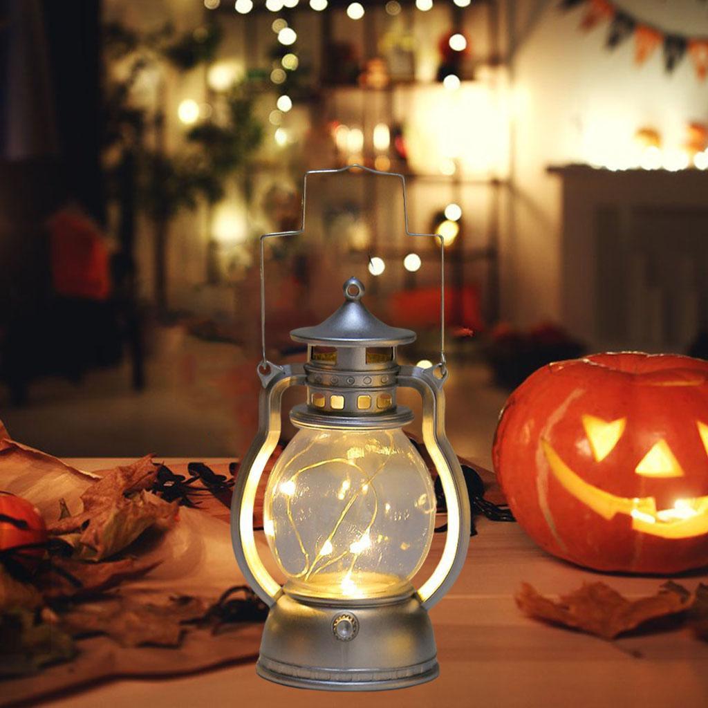 3pcs Decorative Oil Lamp Christmas LED Lantern Lamp Hanging Lantern for Home