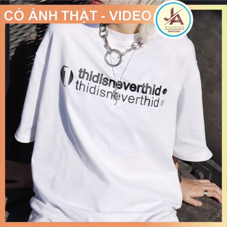 Áo thun tay lỡ form rộng Thidisneverthid, áo phông nam nữ Unisex phong cách hàn quốc -JASHOP JASHOP