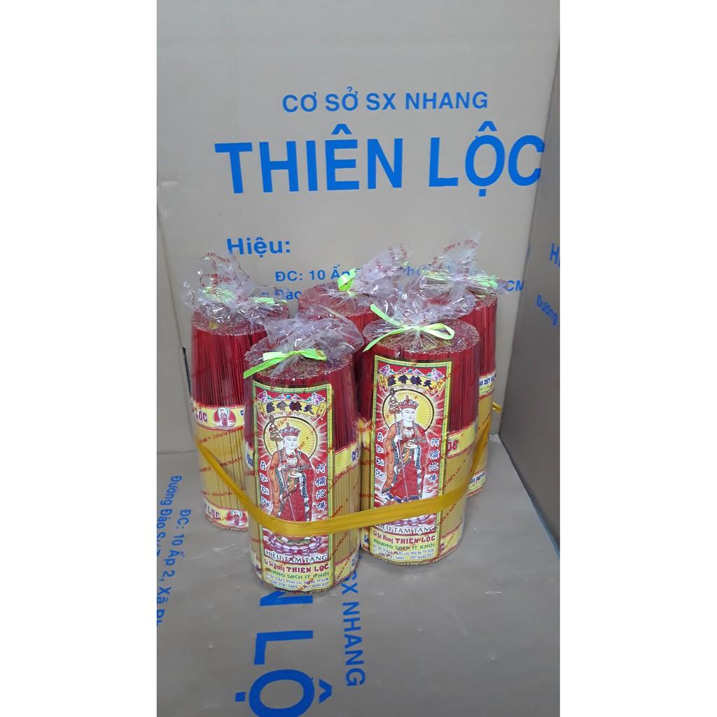 Nhang Sạch Đặc Biệt Không Mùi Không Cay Mắt Thiên Lộc An Toàn Cho Trẻ Em - 3 Tấc Bó Khổng Lồ 2000 Nén