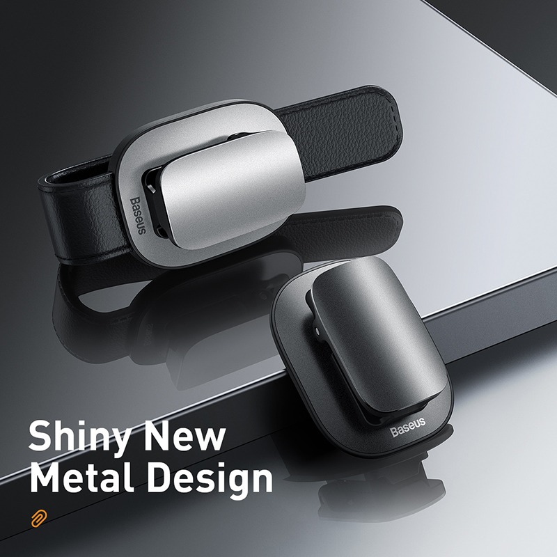 Giá Treo Kính Kẹp Thẻ Hoặc Phụ Kiện Trên Xe Ô Tô Baseus Platinum Vehicle Eyewear Clip - Hàng Chính Hãng