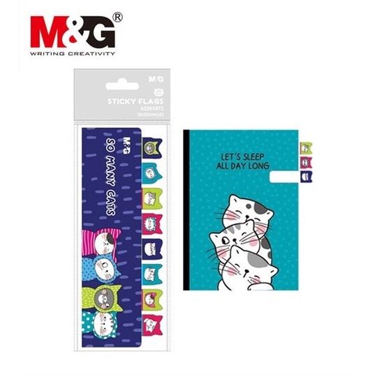 Giấy phân trang / đánh dấu trang / Sticky Note M&amp;G So Many Cat AS26V873 YS-945, 8 sheet * 20pcs