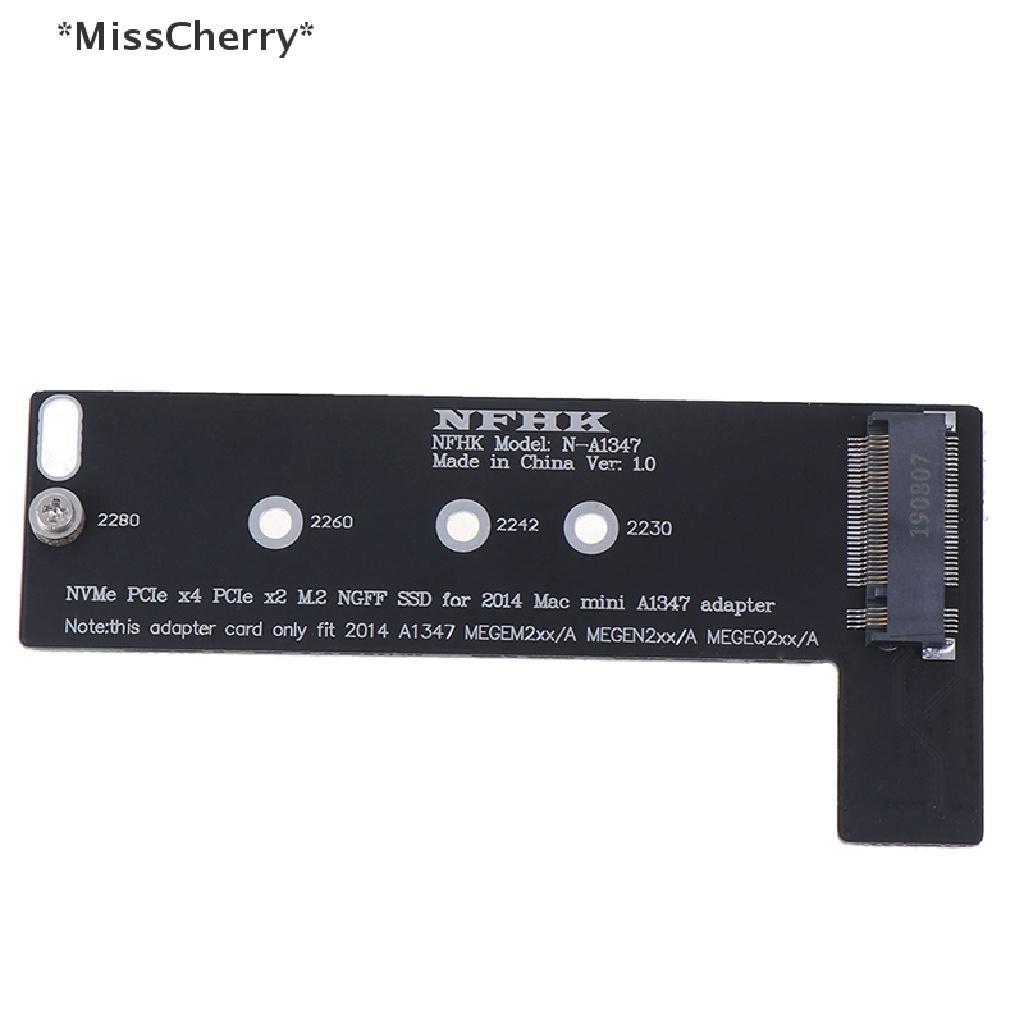 Thẻ chuyển đổi PCI-Ex4 M.2 NGFF NVME AHCI SSD thích hợp cho macbook mini A1347 đời 2014