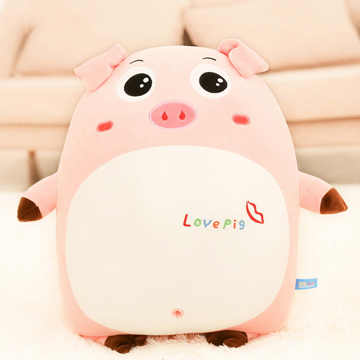 Gấu bông heo LOVE PIG cute 40cm TNB219 Mẫu 2, Heo bông ngộ nghĩnh đáng yêu