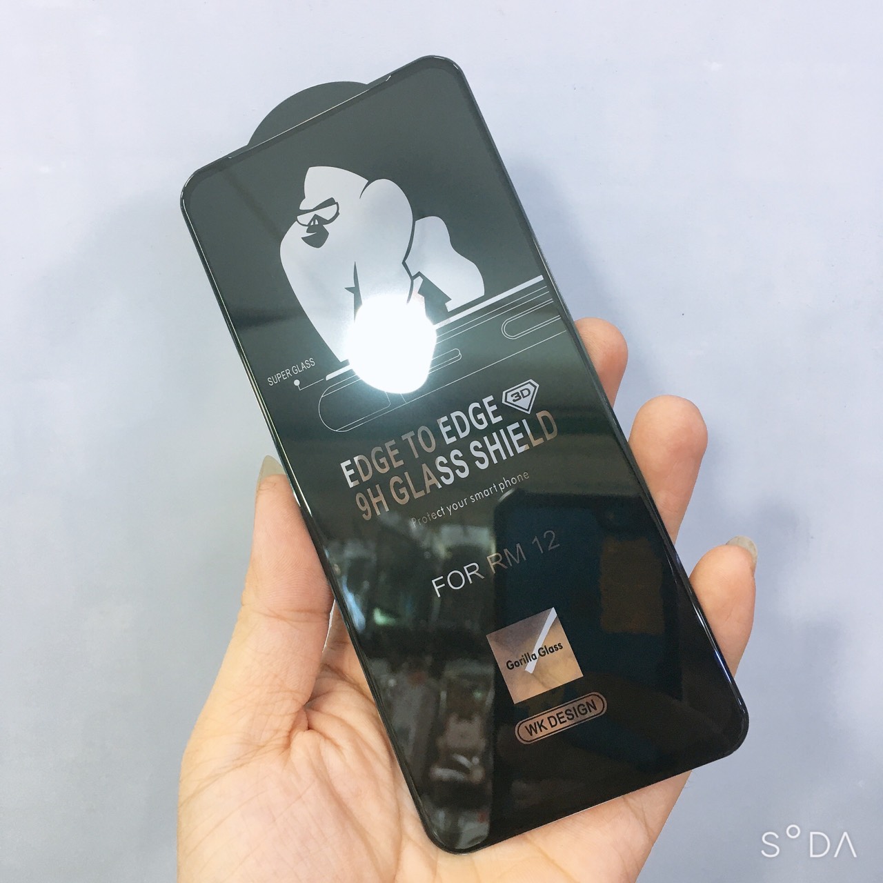Kính cường lực cho Xiaomi Redmi 12 KingKong full màn hình cao cấp