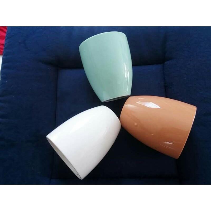 Ly trồng sen đá xương rồng cao 10cm miệng 8cm
