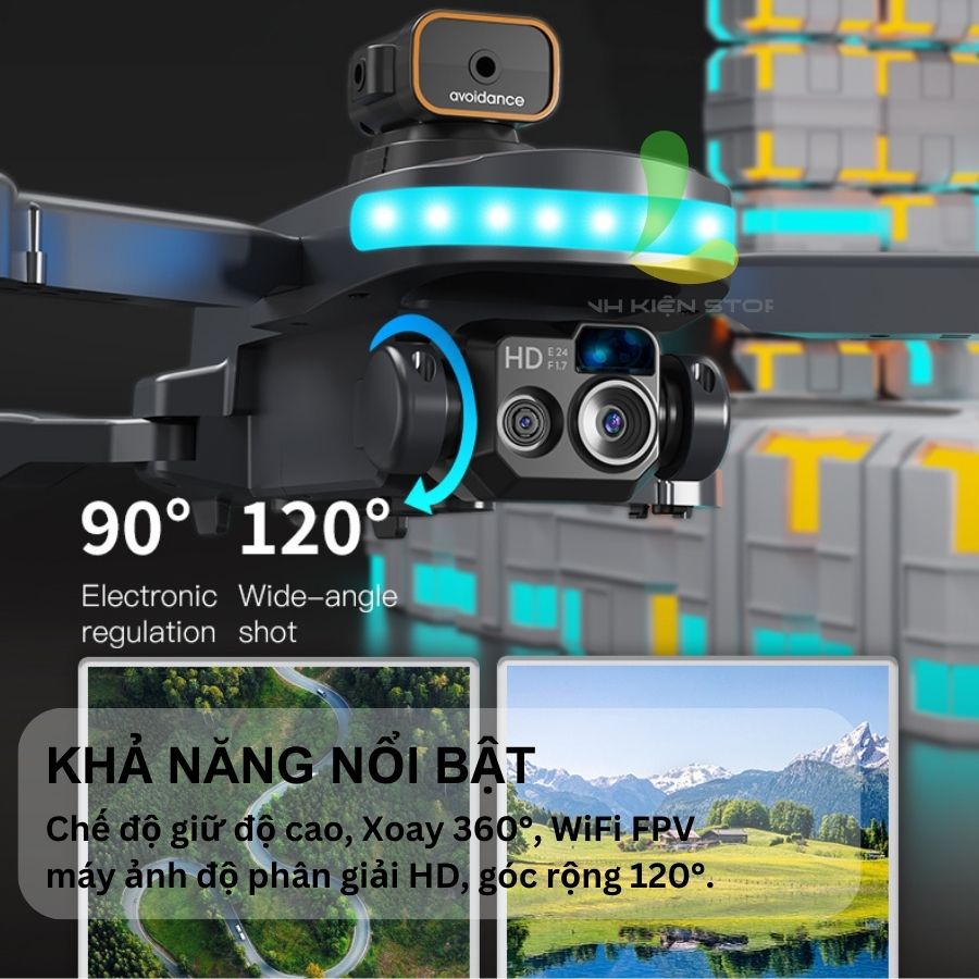 Flycam P14 - Thiết bị bay giá rẻ có camera kép HD, tích hợp nhiều tính năng thông minh và dung lượng pin khủng