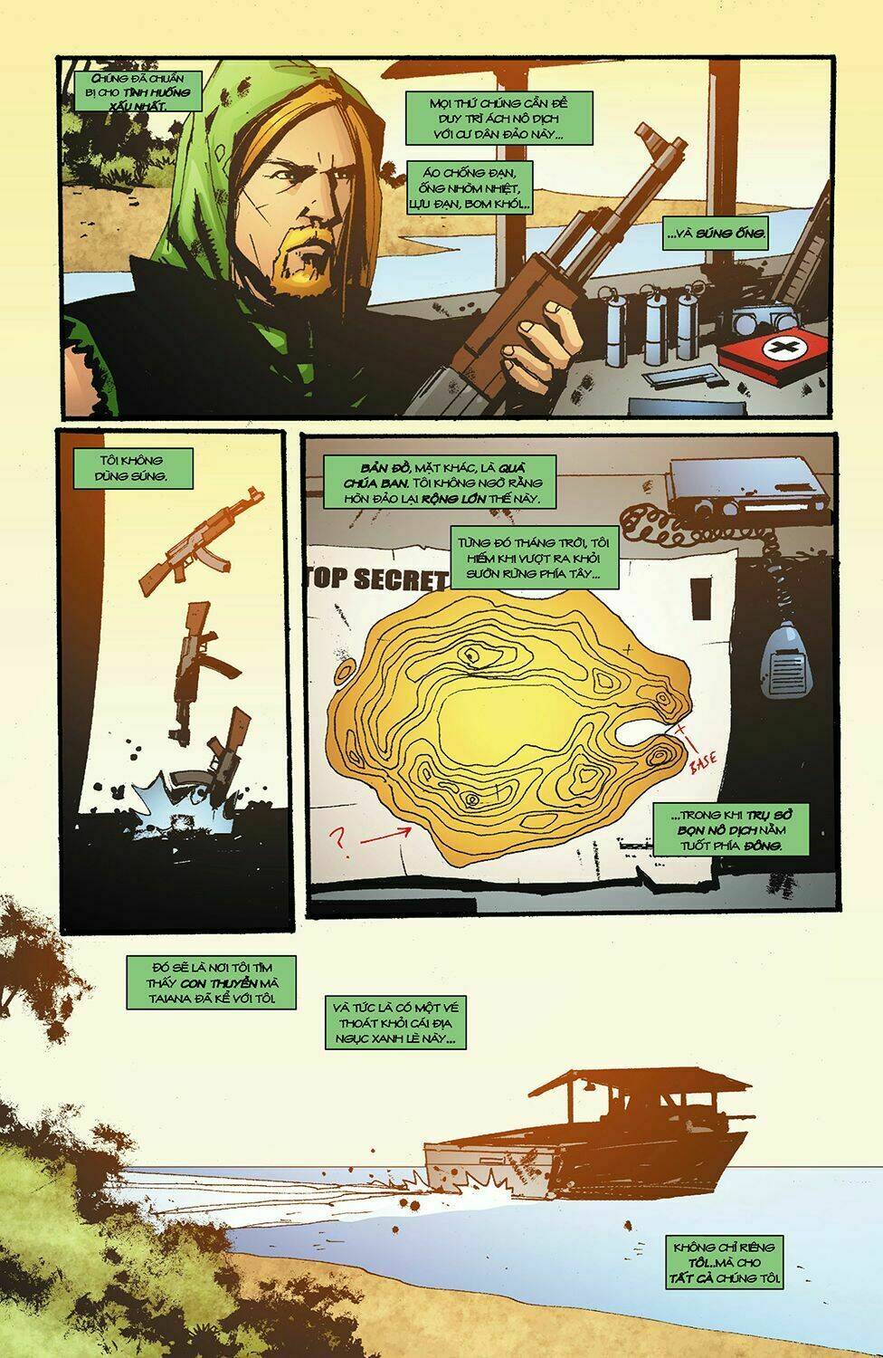 green arrow: year one chapter 5 6