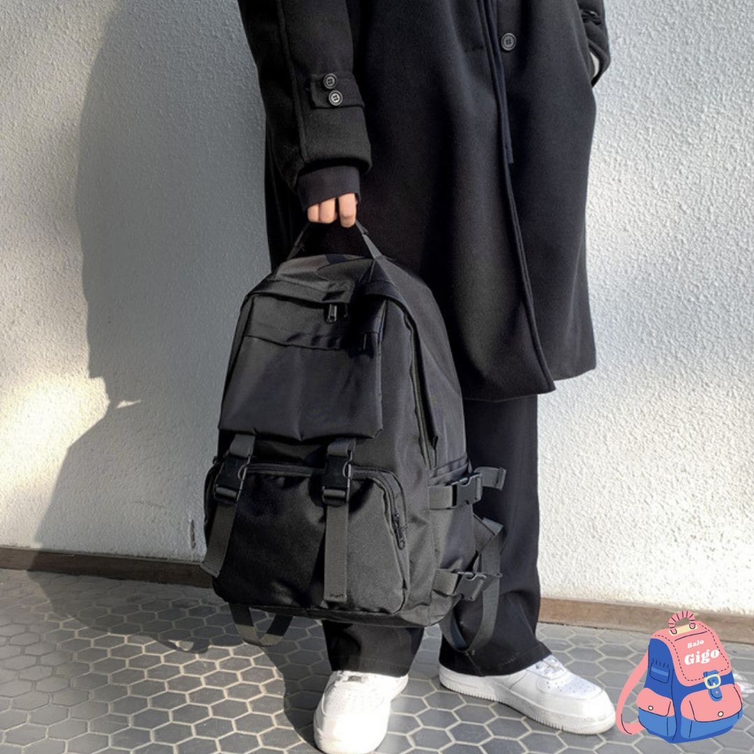 Balo unisex basic đi học cho nam nữ cá tính G289 - BaloGigo
