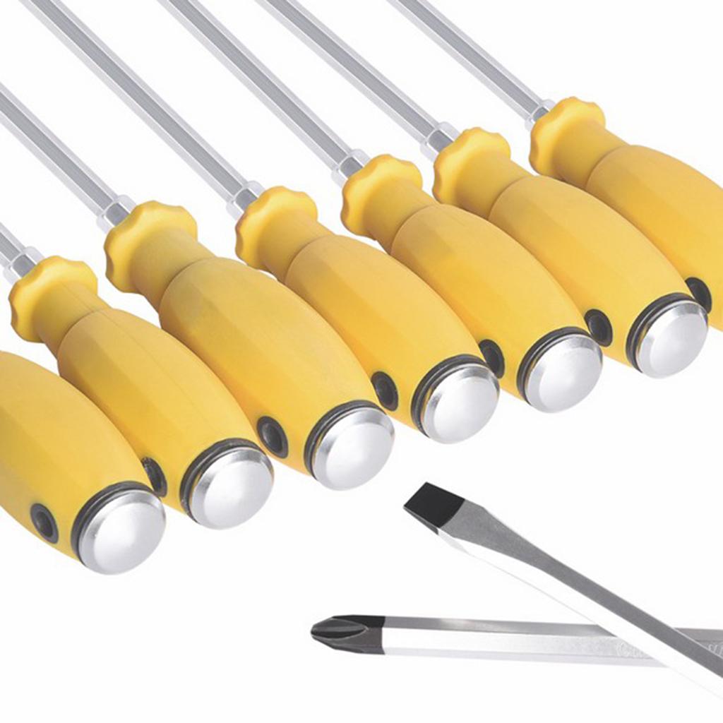 8Pcs Precision Magnetic Screwdrivers Set Hand Slotted Cross Screwdrivers Kit