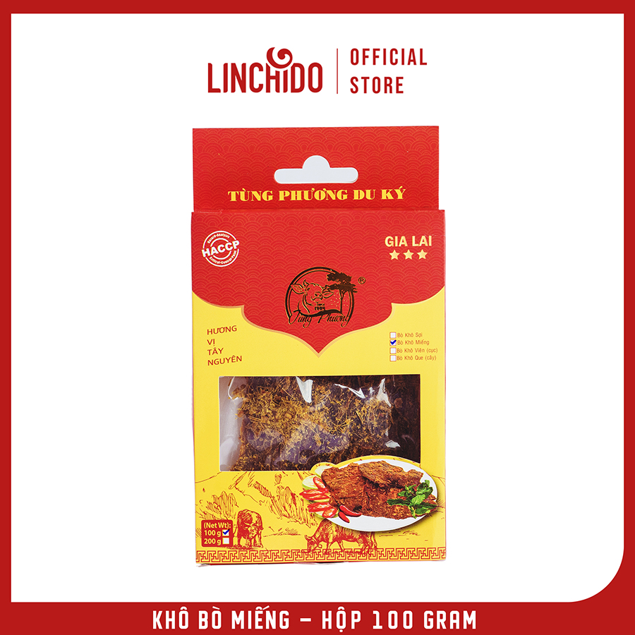 Khô Bò Miếng - Hộp 100 Gram