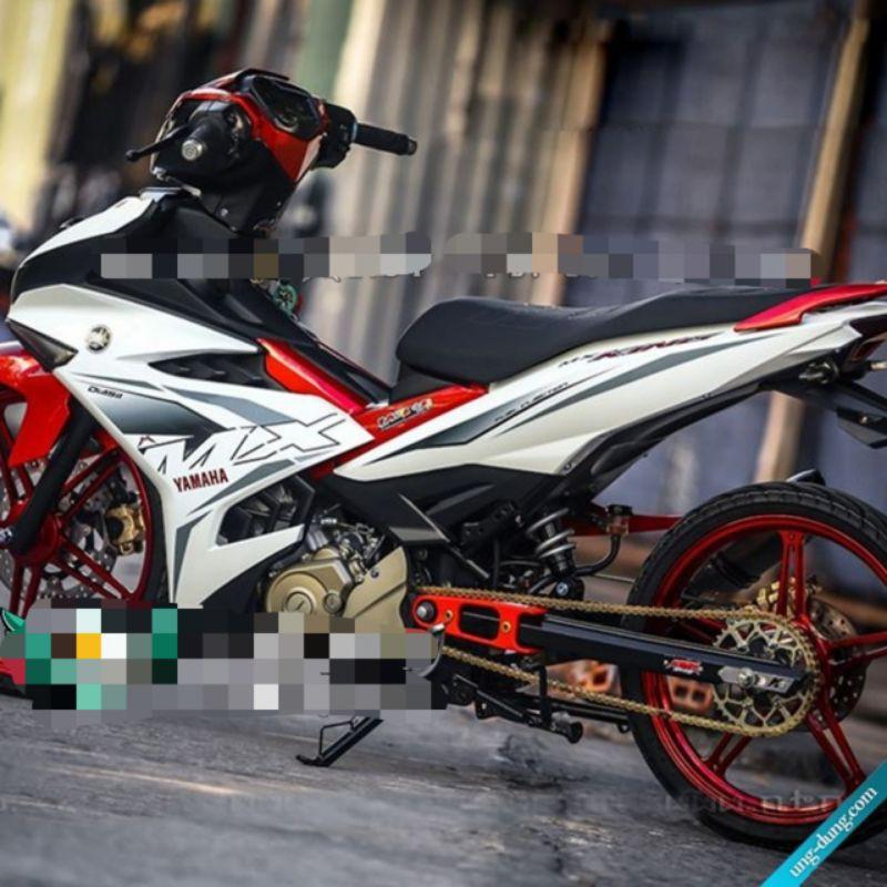 Tem rời exciter 150 trắng mx