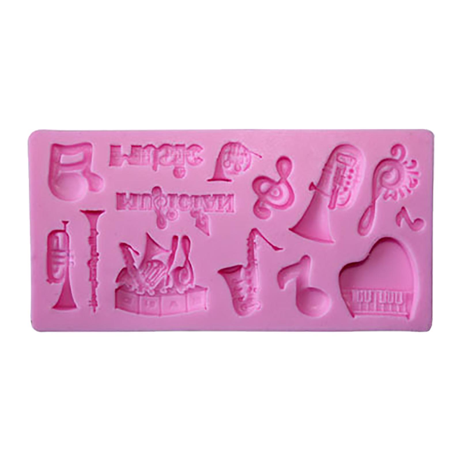 Silicone Cake Baking Mold 3D Instrument Pattern Mold for Fondant Cake