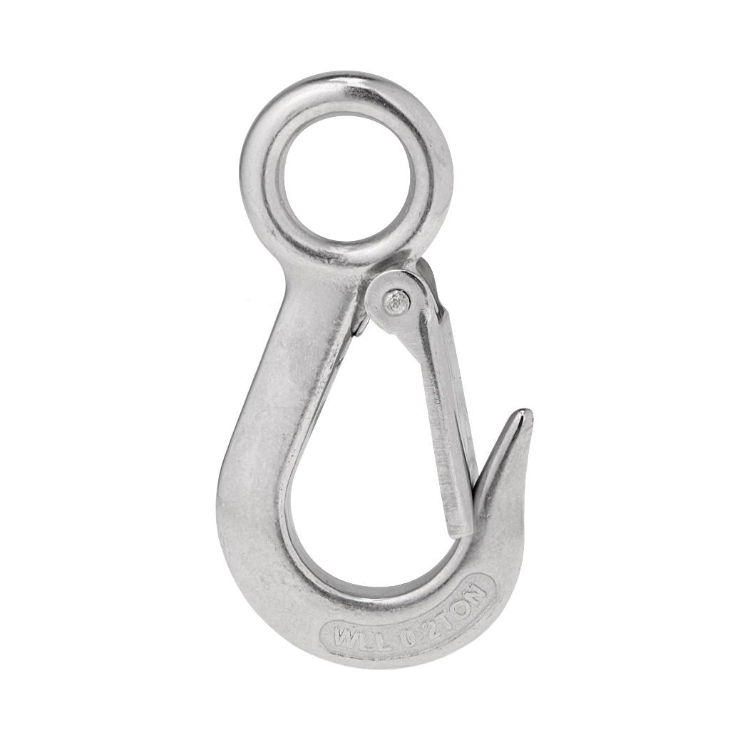 Marine Grade 304 Stainless Steel Boat Snap Eye Hook Fixed Type