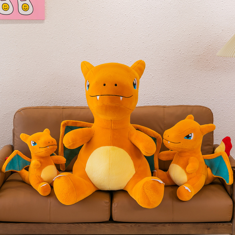 Gấu bông pokemon rồng lửa Mega Charizard mẫu mới mềm mịn siêu hot (20cm---&gt;70cm) hàng xịn cao cấp, an toàn cho người sử dụng