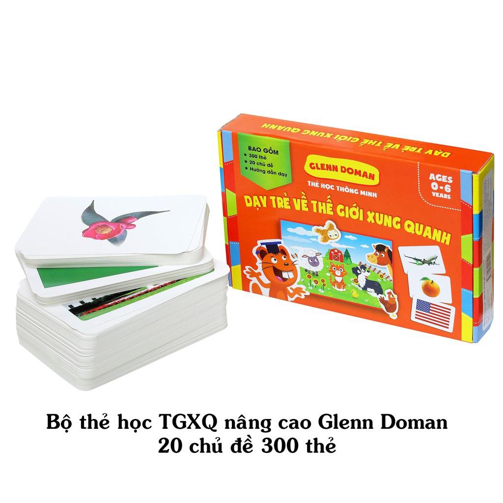 Bộ thẻ học thông minh Flash Card chuẩn Glenn Doman cho bé từ 0-6 tuổi, giúp bé phát triển tư duy sáng tạo