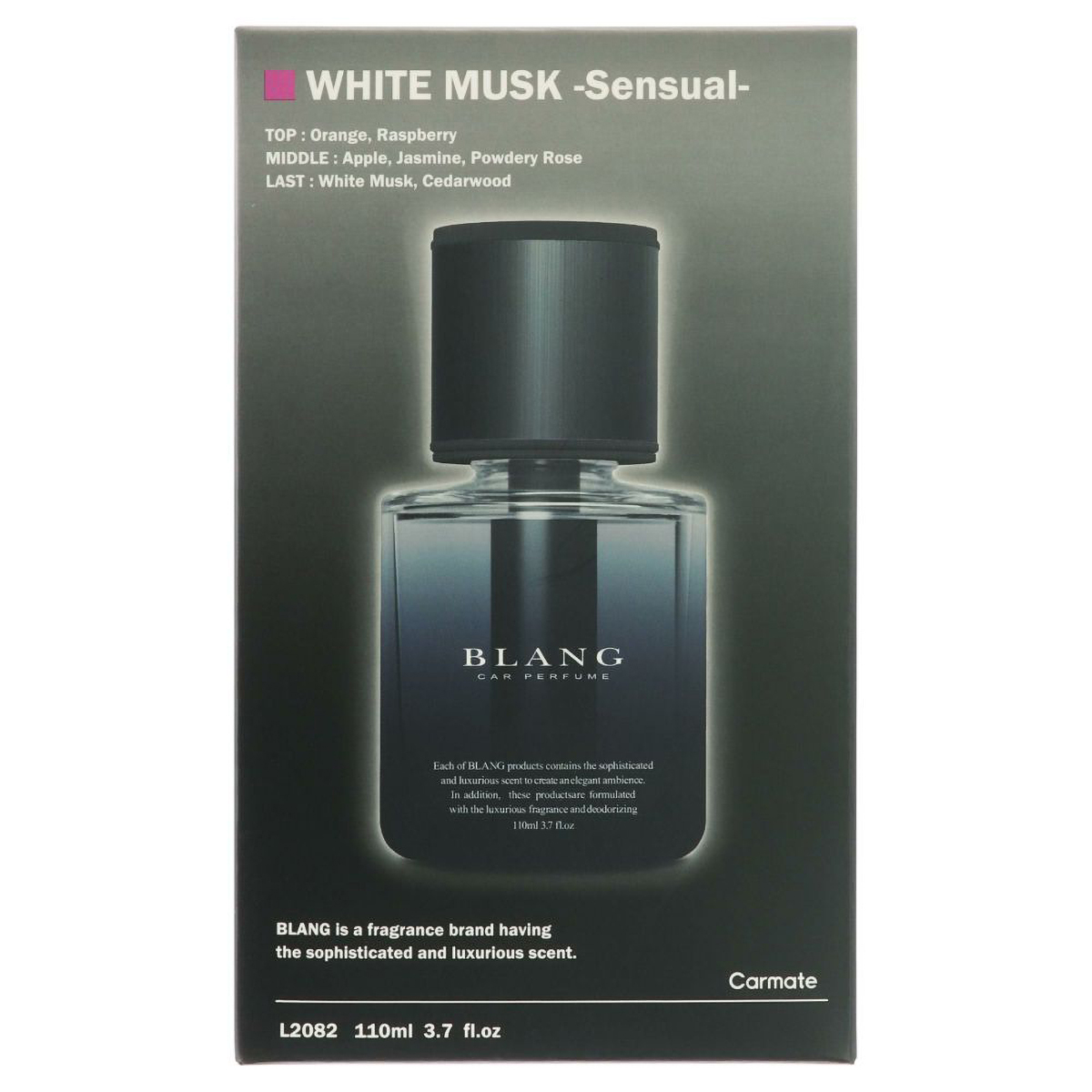 Nước Hoa Ô Tô CARMATE Blang Liquid BX L2082 White Musk Sensual 110ml - Nhập Khẩu Chính Hãng