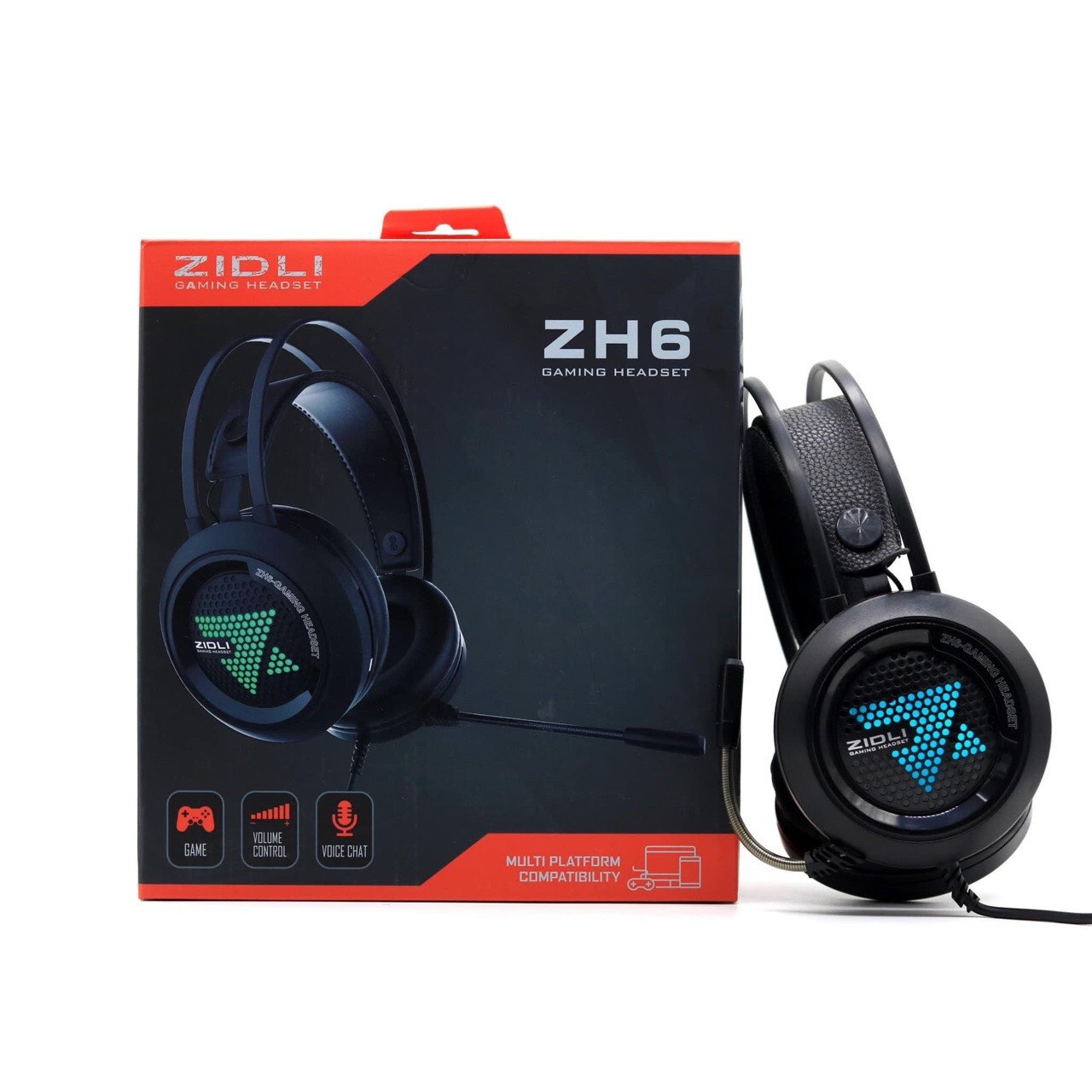 Tai nghe Zidli ZH6 Gaming (3.5mm , USB, LED -Pro/A , Full Box ) _ Hàng chính hãng