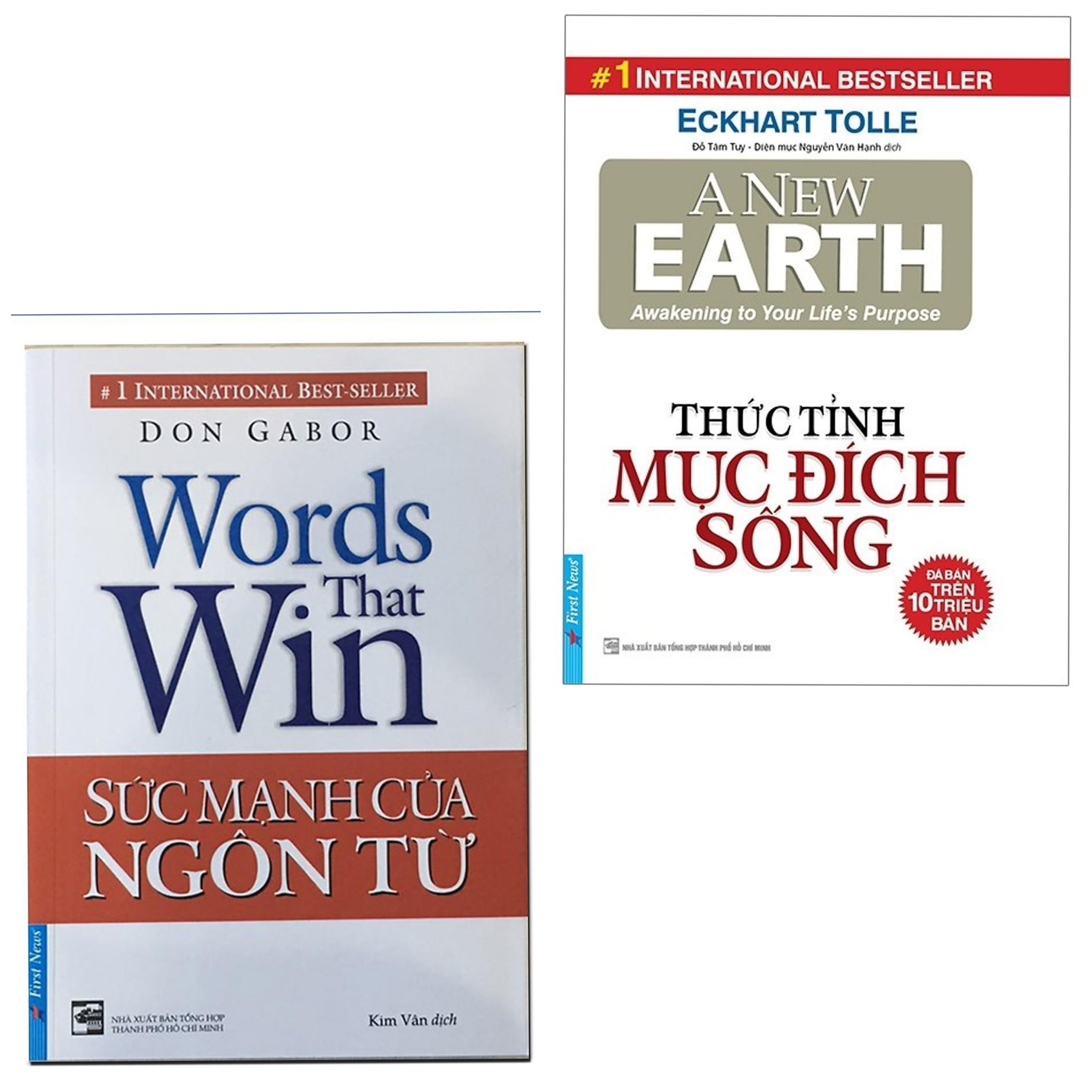 Combo Kĩ Năng Sống Cho Mọi Người :Thức Tỉnh Mục Đích Sống + Sức Mạnh Của Ngôn Từ / Kĩ Năng Sống Hữu Ích Thức Tỉnh Con Người Bạn