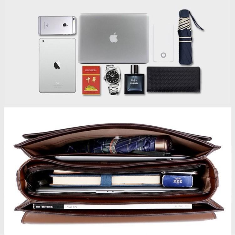 Túi da nam , cặp đựng laptop thời trang B2