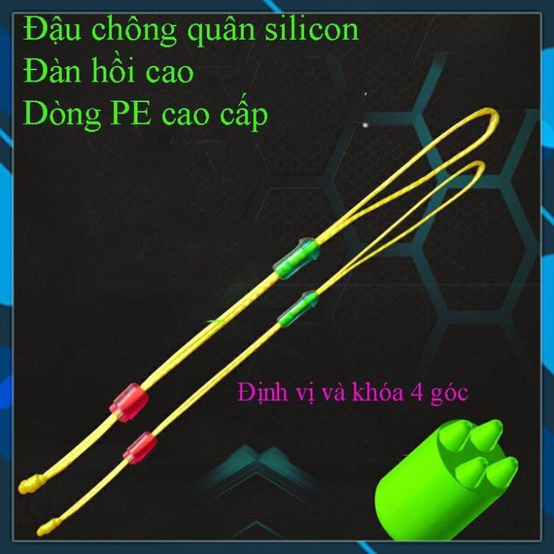Sét 5 dây PE Nối Đầu Cần Đơn, Câu Đài Chống Nổ Trục Cao Cấp