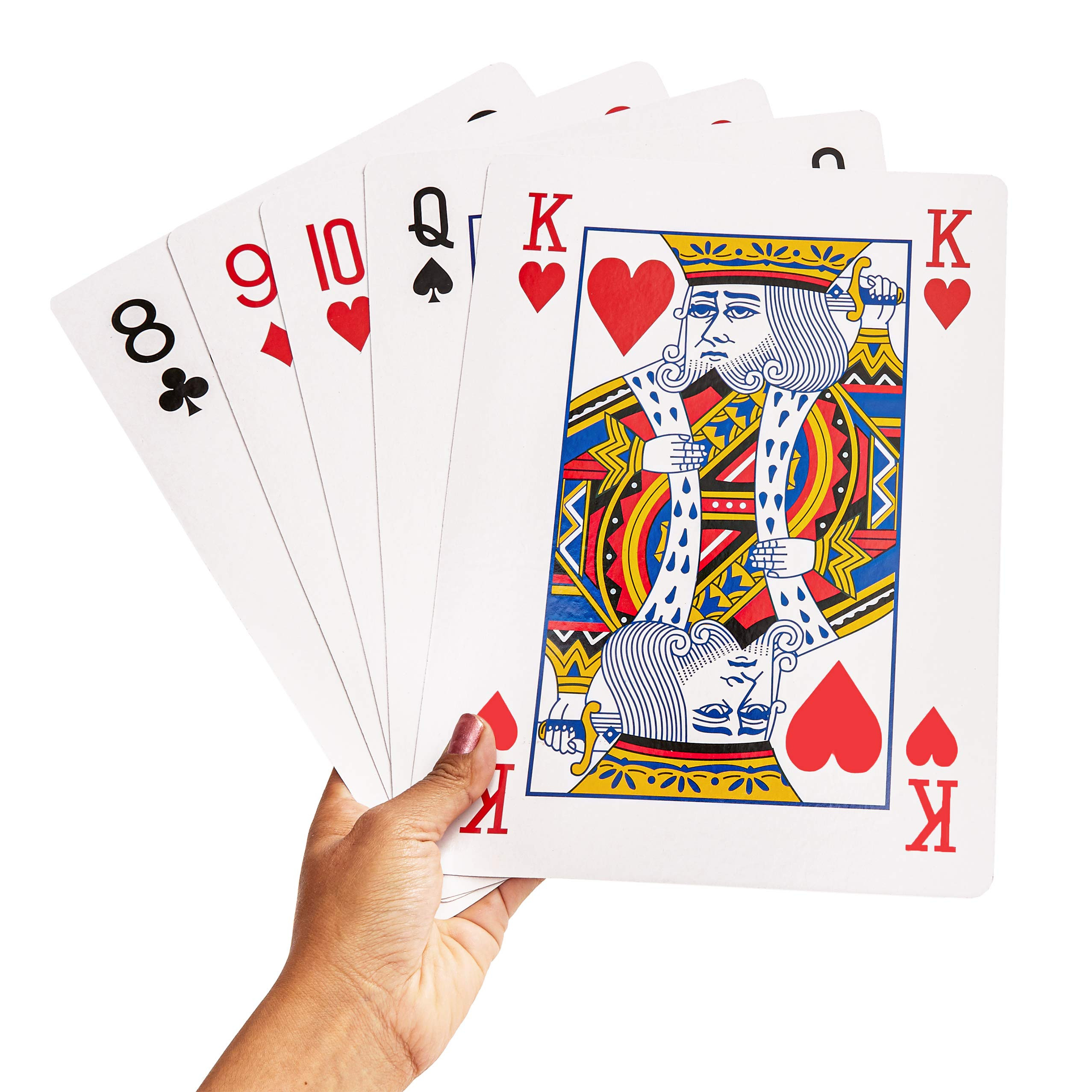 BỘ BÀI TÂY KHỔNG LỒ GẤP 9 LẦN BÀI THƯỜNG 28 X 21 CM JUMBO PLAYING CARDS