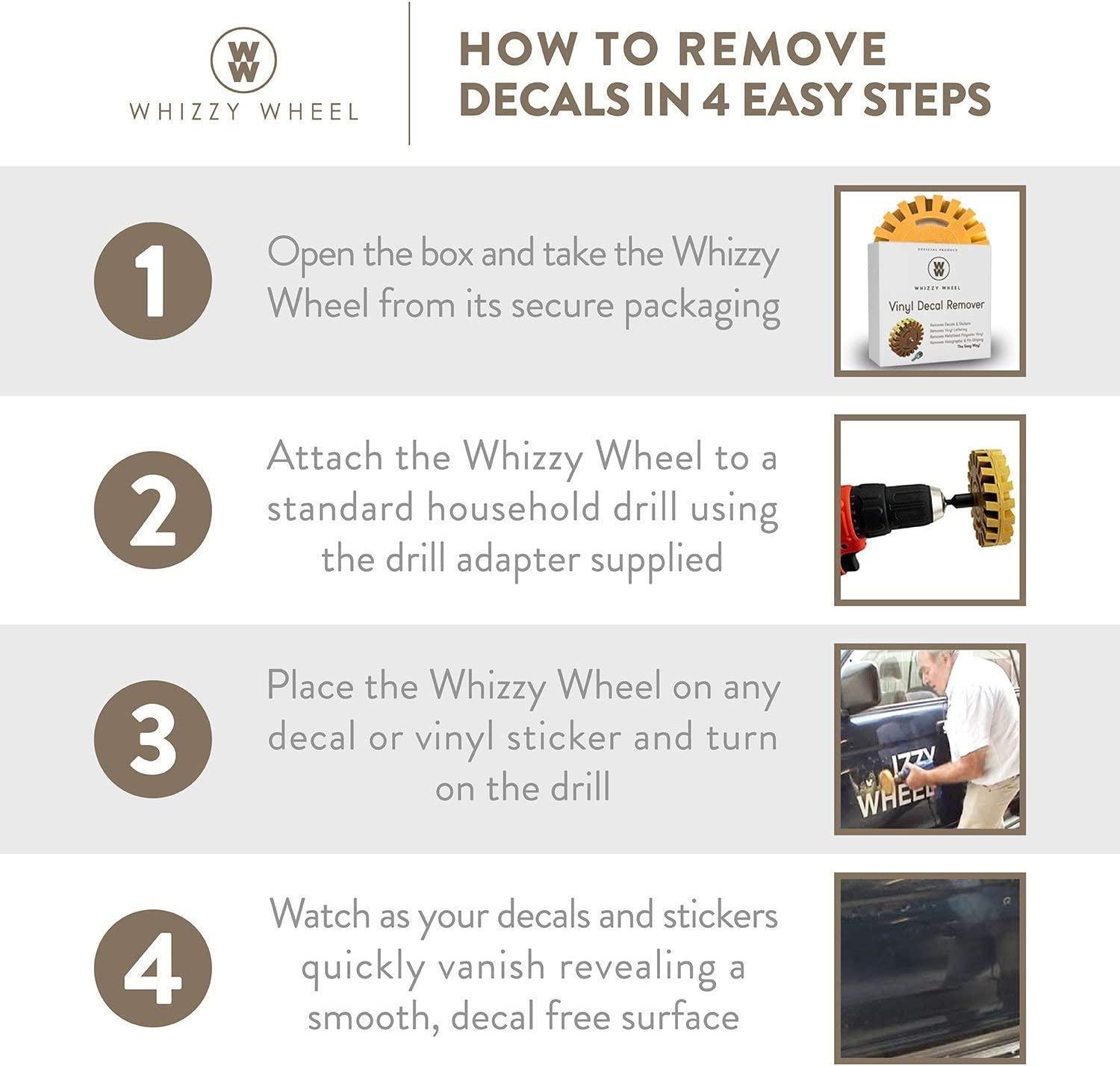 DECAL CAR DECAL VÀ NHANH CHÓNG với Bộ công cụ bộ điều hợp khoan | Bánh xe tẩy Decal Decal Decal