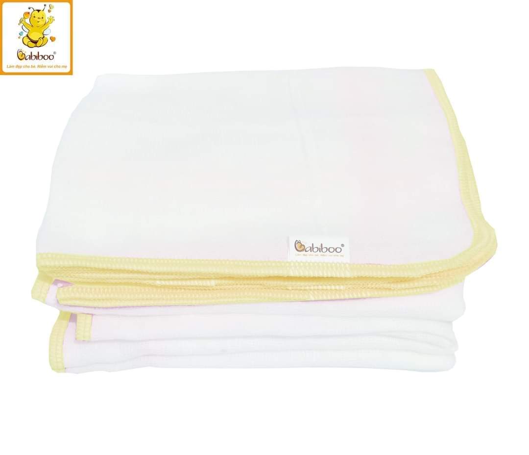 Set 10 cái khăn sữa sơ sinh Babiboo 4 Lớp mềm mại cho bé