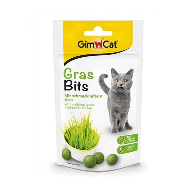 Gimcat Grass Bits - Viên nhai bổ sung chất xơ cho mèo