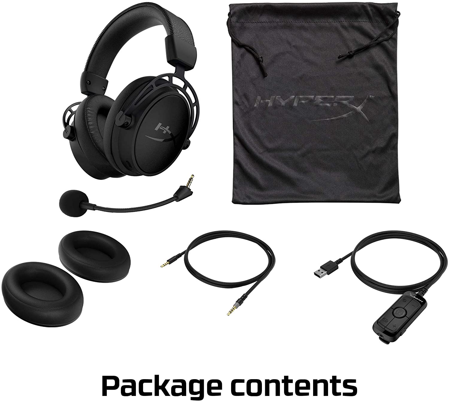 Tai Nghe HYPERX Cloud Alpha S - BLACK - Hàng Chính Hãng