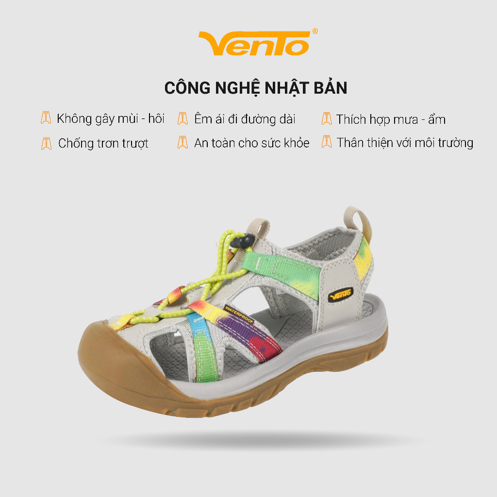 Giày dép Sandal Bít Mũi dã ngoại trekking VENTO DILYS SD08016