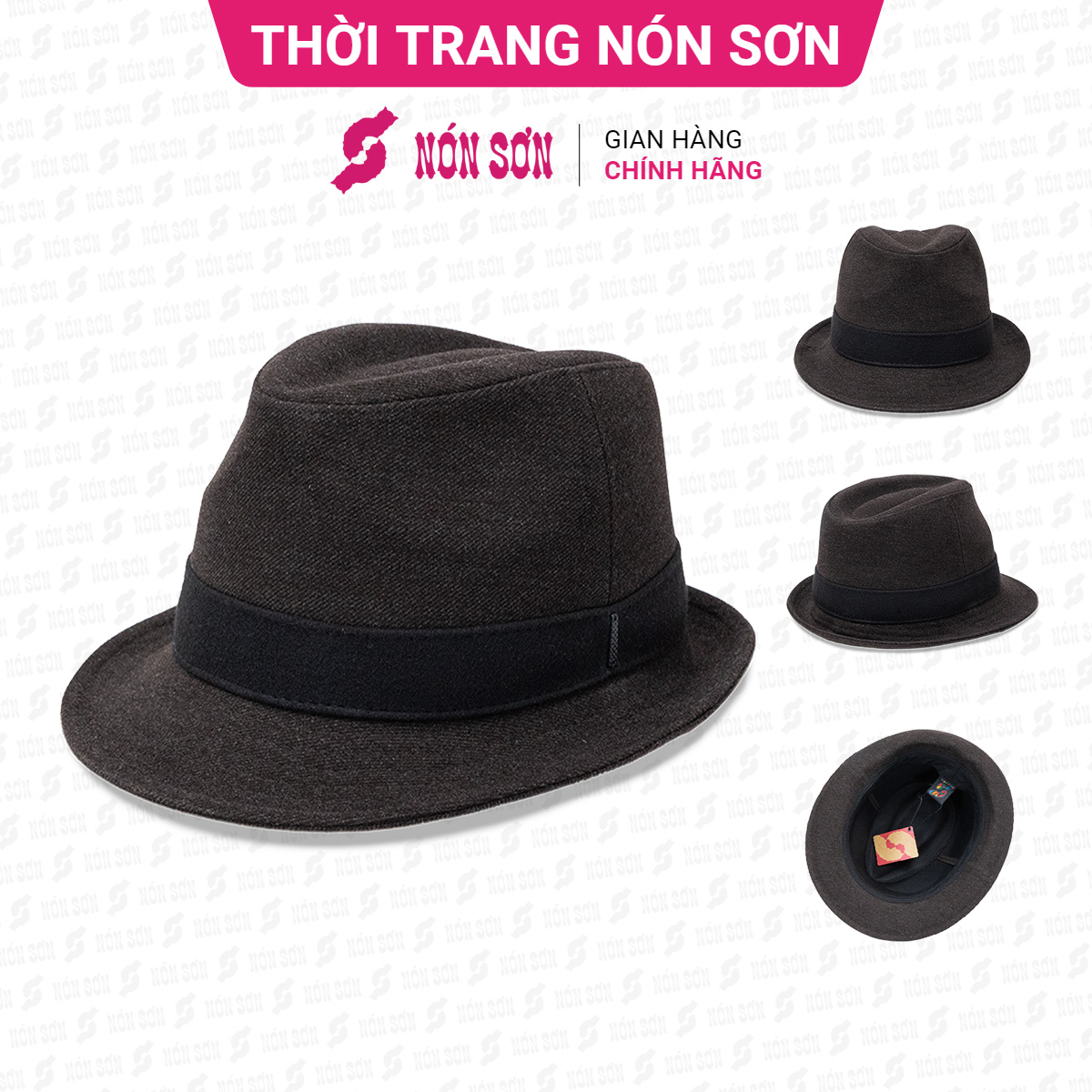 Mũ phớt thời trang NÓN SƠN chính hãng P3C-NU3