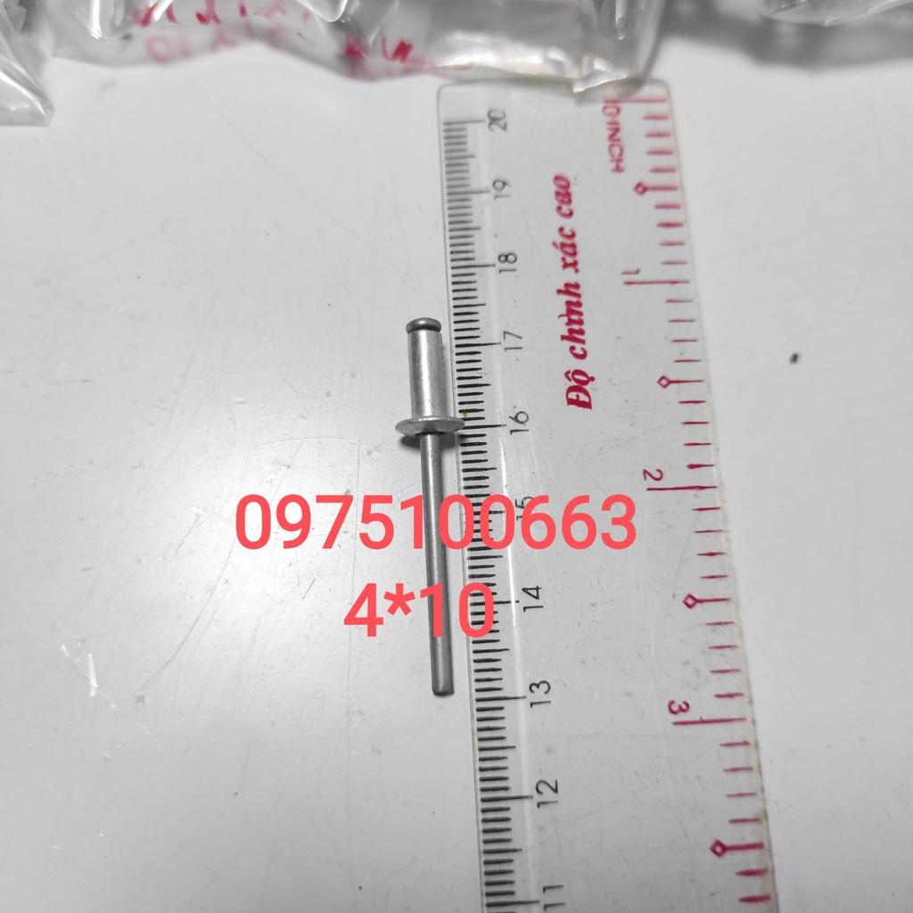 Rive Nhôm 3x10mm,3x20mm,4x10mm,4x20mm,5x10mm,5x20mm/ 100gram - Đinh rive rút