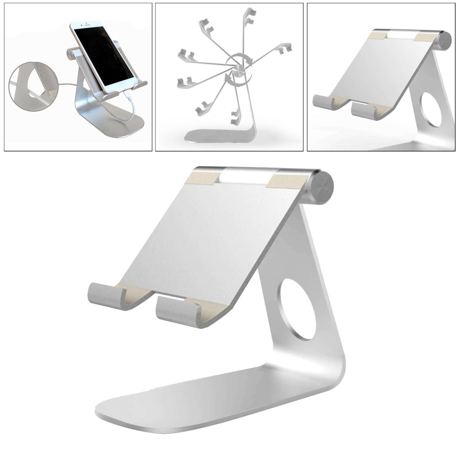 Foldable Phone Mount Mini Aluminum Alloy Adjustable Mobile Rack Phone Tablet Stand for Home Office Desktop Decoration