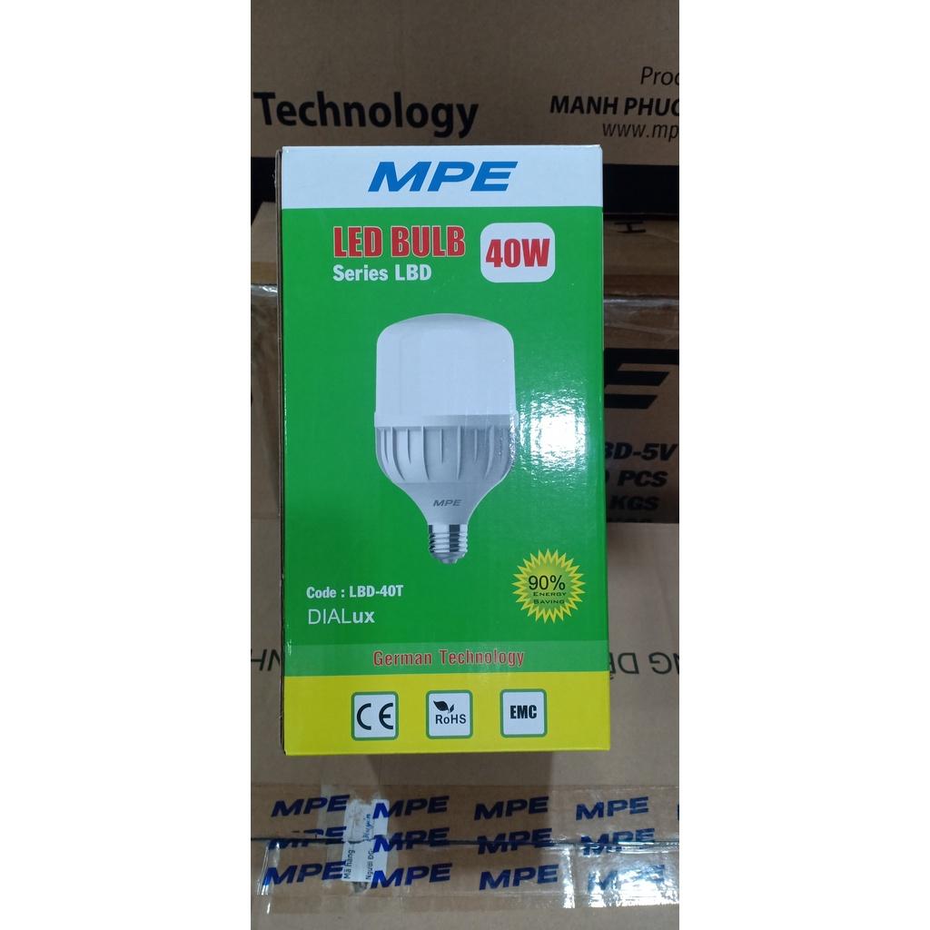 Bóng đèn LED Bulb 40W, LBD-40T , LBD-40V - Thương Hiệu MPE