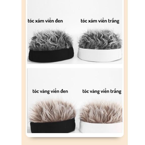 Nón nam phong cách tóc giả WIG LANDLORD HAT