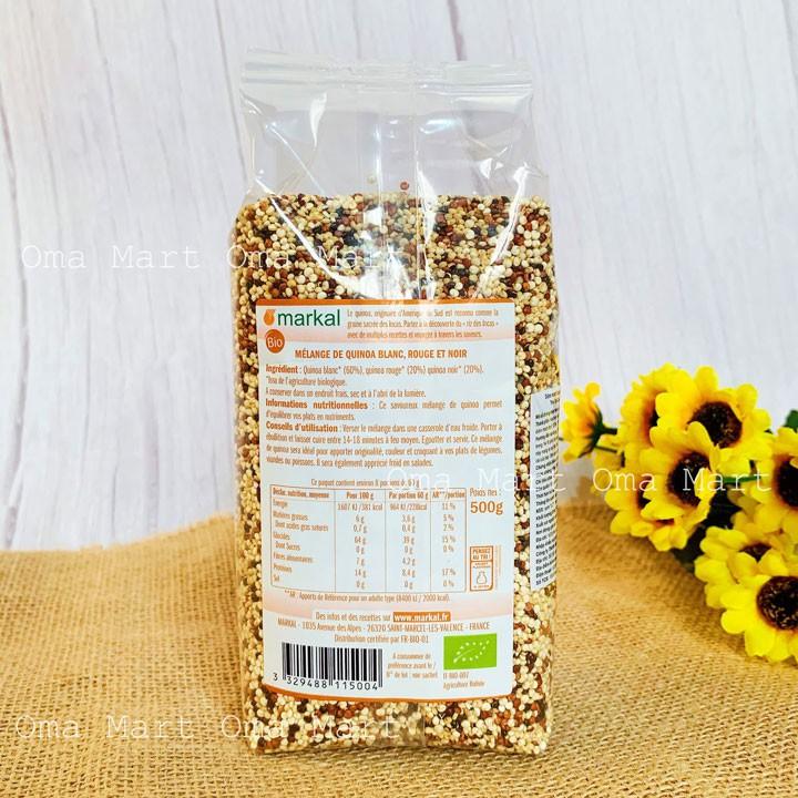 Diêm mạch (quinoa) 3 màu hữu cơ Markal 500g