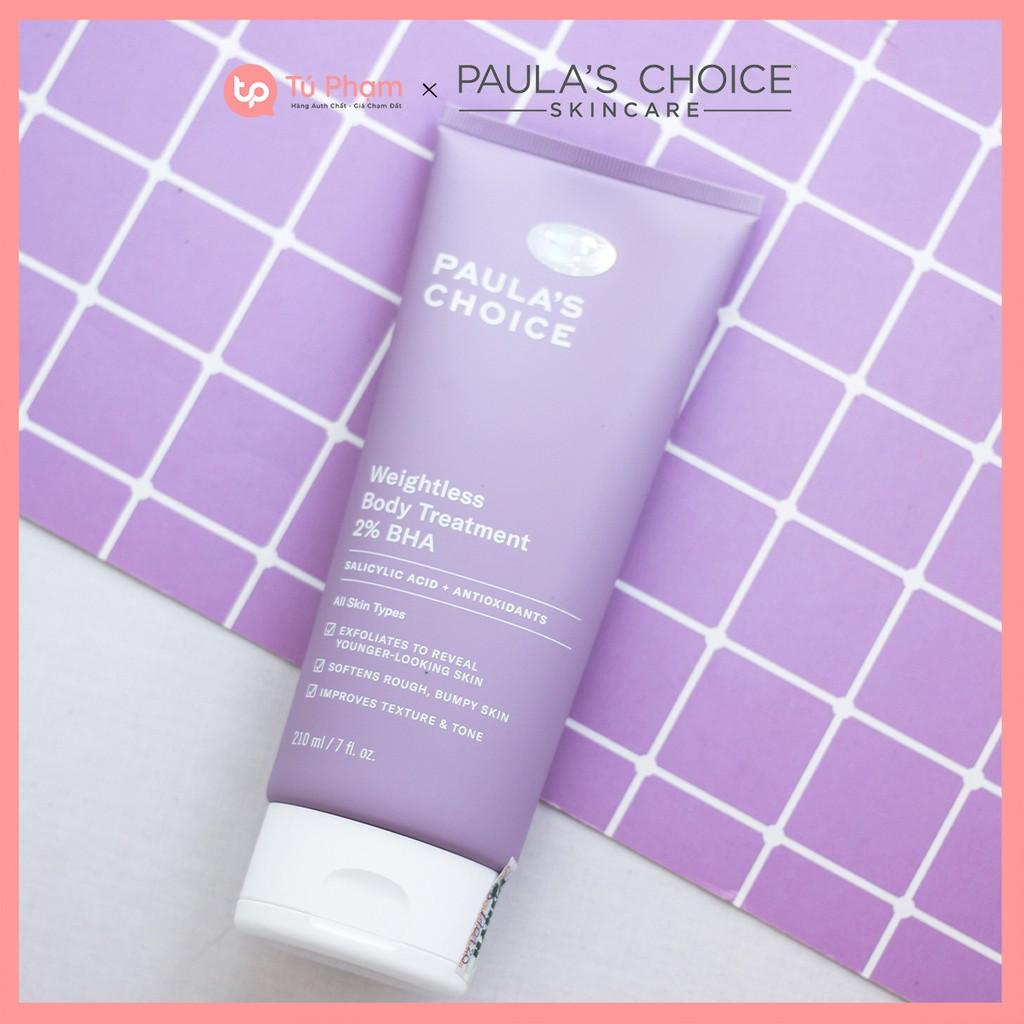 Kem Dưỡng Thể Paula's Choice Kem Dưỡng Thể 2% BHA Paula's Choice Resist Weightless Body Treatment With 2% BHA 210ml