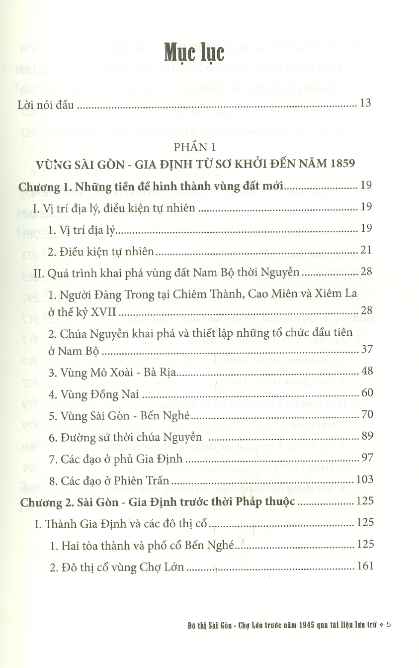 ĐÔ THỊ SÀI GÒN CHỢ LỚN TRƯỚC NĂM 1945 - QUA TÀI LIỆU LƯU TRỮ