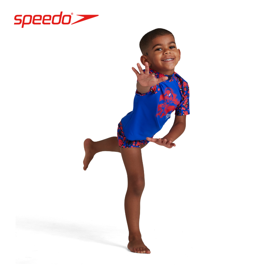 Áo bơi trẻ em Speedo DISNEY Spider-Man - 8-05594F395