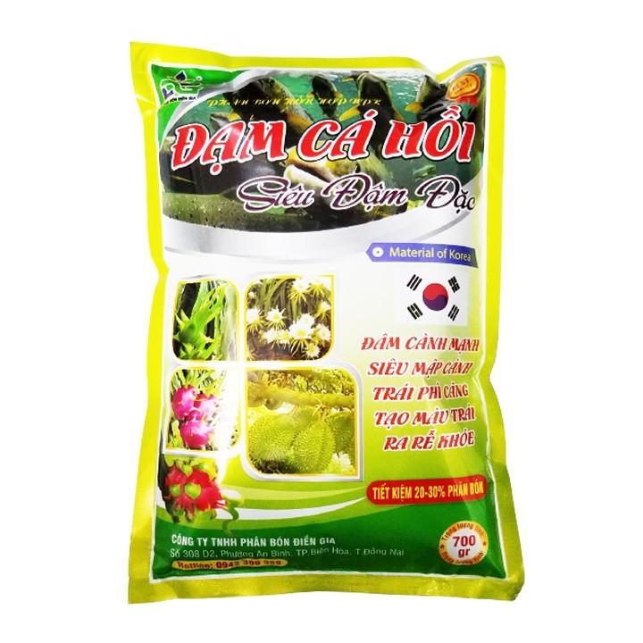 Phân bón hỗn hợp npk đạm cá hồi giúp đâm chồi mạnh, kích thích ra rễ, đâm chồi gói 700gr