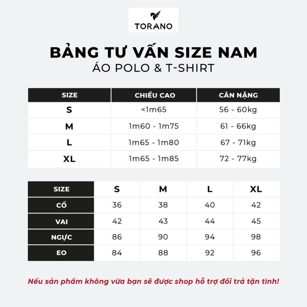 Áo polo nam cổ bẻ, áo thun nam polo tay ngắn melange thương hiệu TORANO TP024