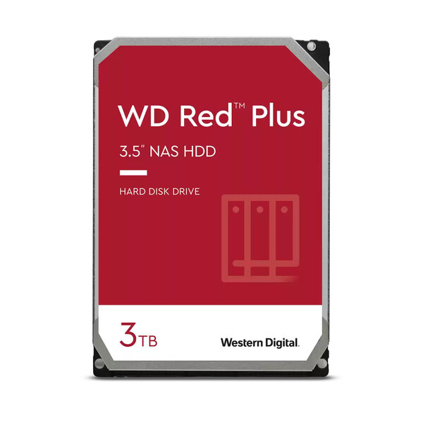 Ổ Cứng HDD Western Digital Red Plus 3TB / 10TB / 12TB 3.5 inch SATA iii - Hàng Nhập Khẩu