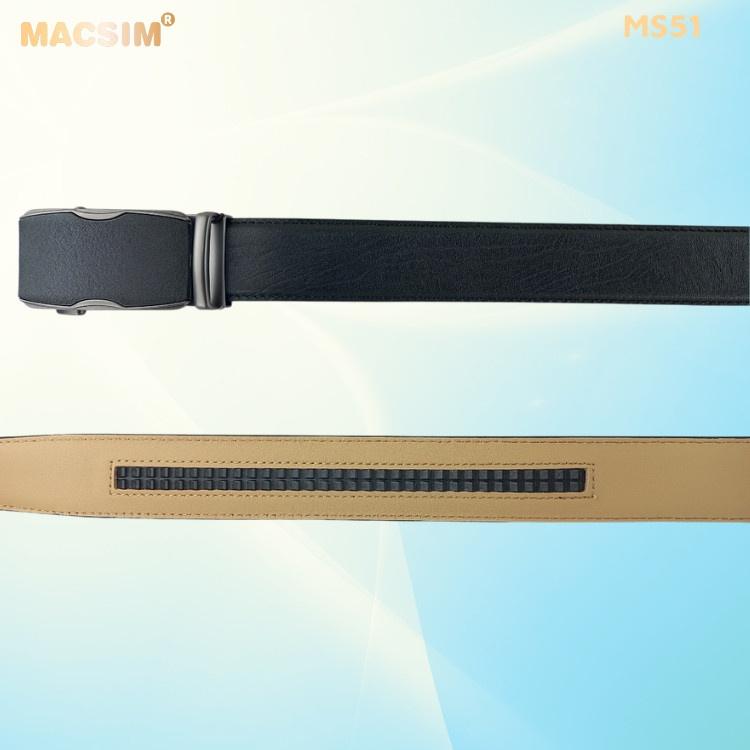 Thắt lưng nam da thật cao cấp nhãn hiệu Macsim MS51